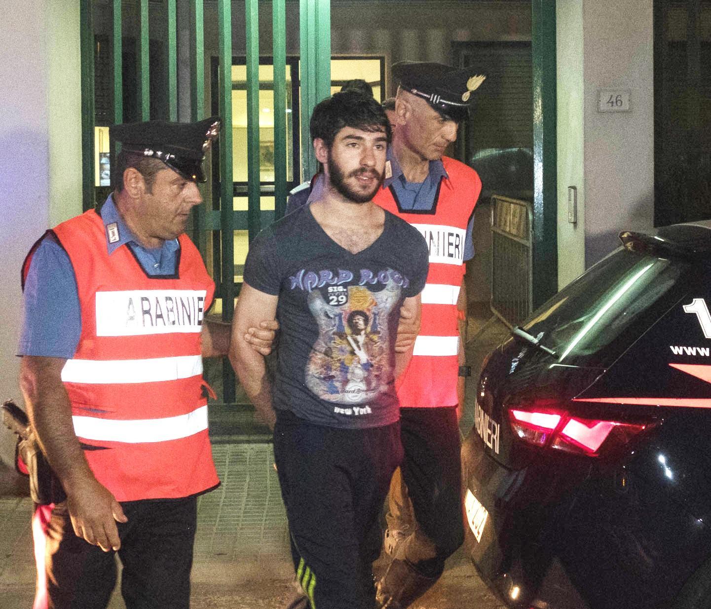 L'arresto di Paolo Pinna dopo la fuga da Quartucciu