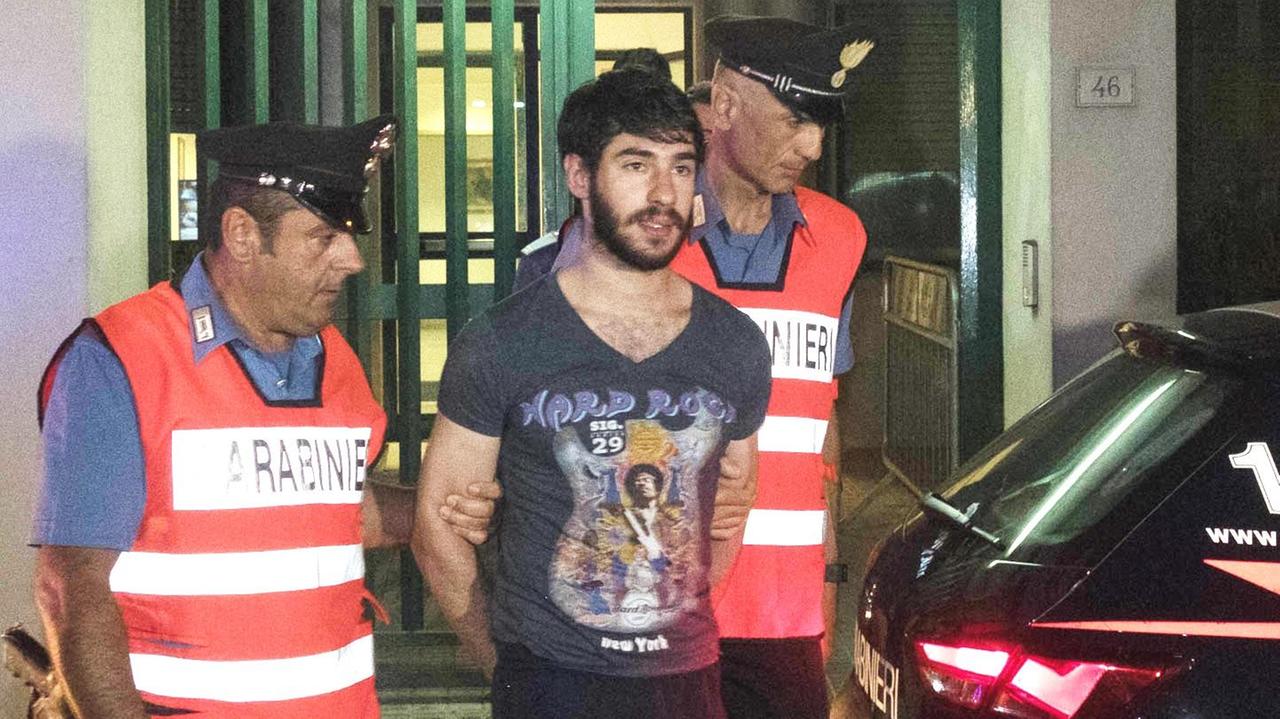 L'arresto di Paolo Pinna dopo la fuga da Quartucciu