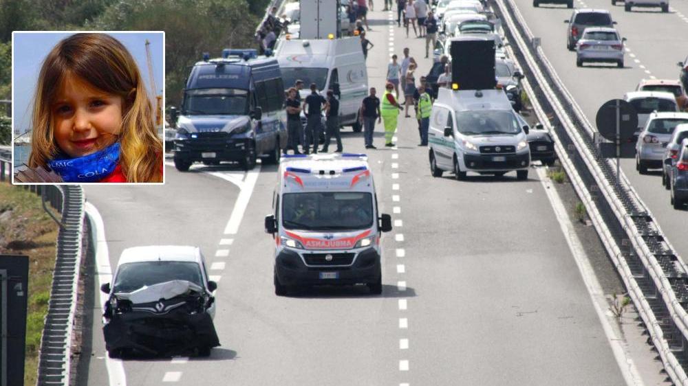 Bimba morta sull'autostrada, la Procura chiede il processo per due automobilisti