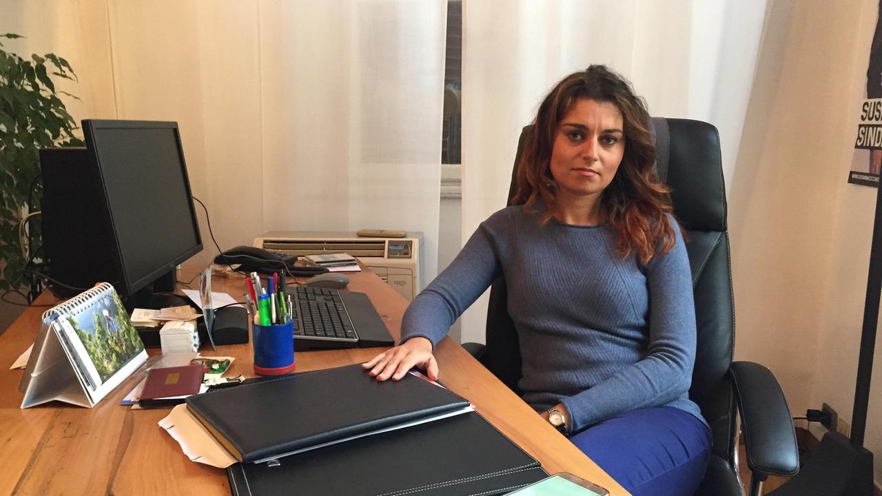 La sindaca di Cascina Susanna Ceccardi