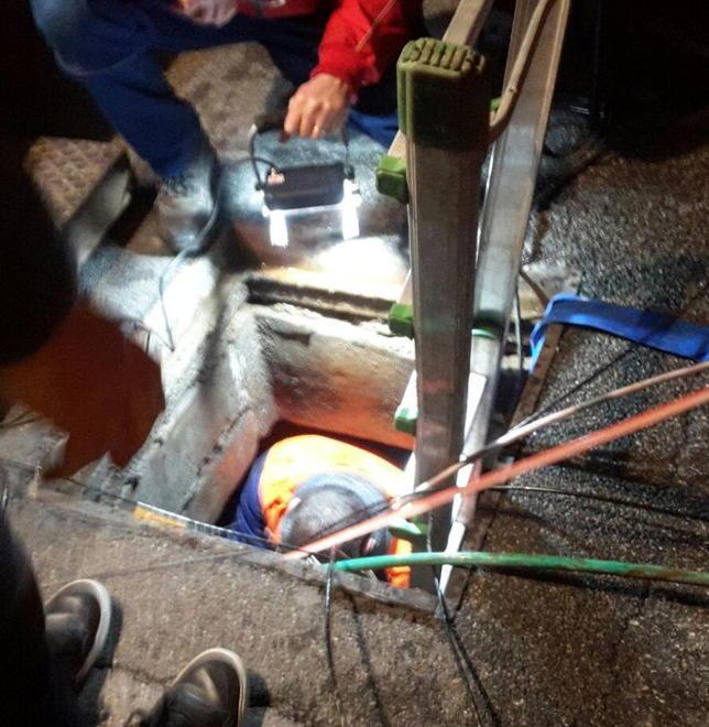 Tre imprese al lavoro di notte col nubifragio