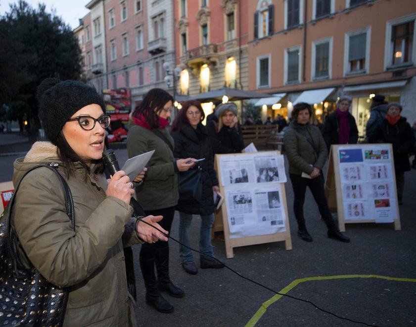 Modena, le donne in piazza per l'8 marzo. «Un giorno di lotta per i nostri diritti» 