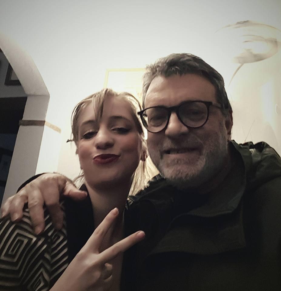 Sara Togoli con il padre