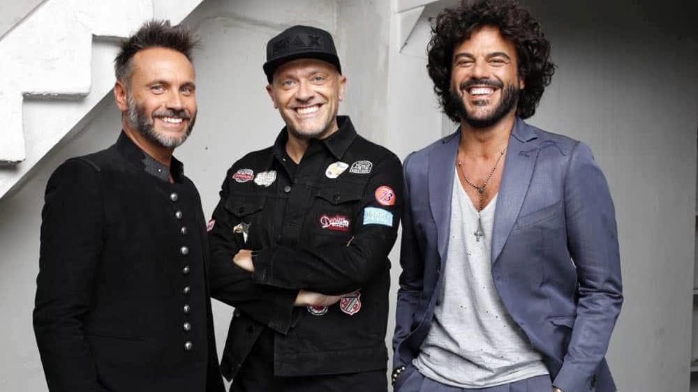 Nek, Max Pezzali e Francesco Renga