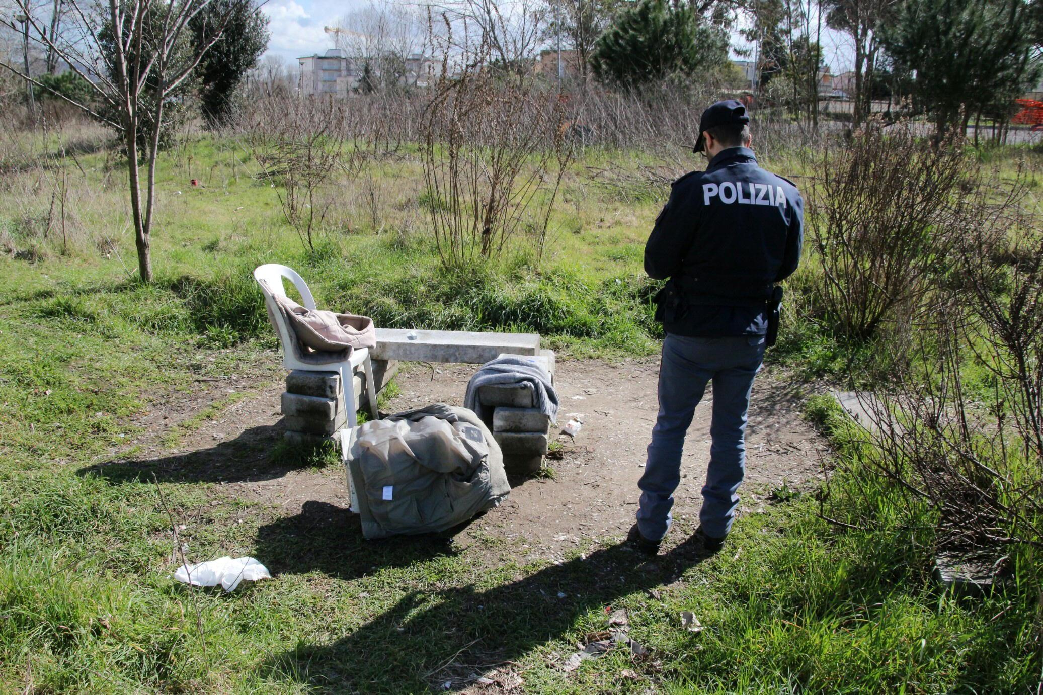 I rilievi della polizia scientifica