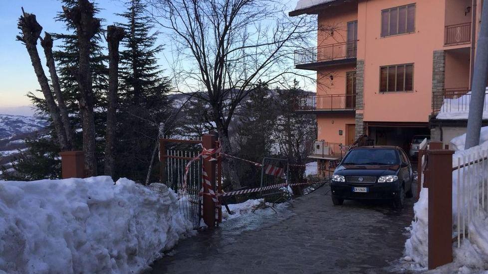 Frana minaccia palazzina Evacuate due famiglie