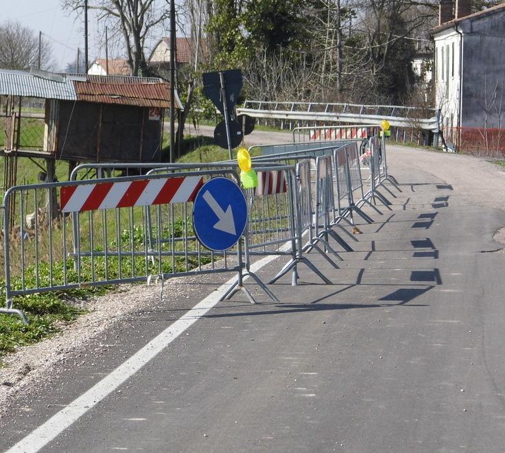 Ancora frane a Burana Viabilità compromessa 
