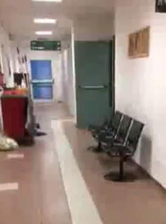 Il corridoio del Giovannini vuoto filmato da Daniele Baldi