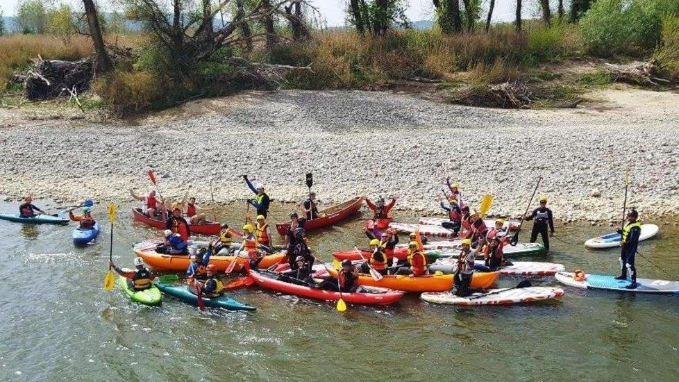 In bici e in canoa alla scoperta del fiume Ombrone
