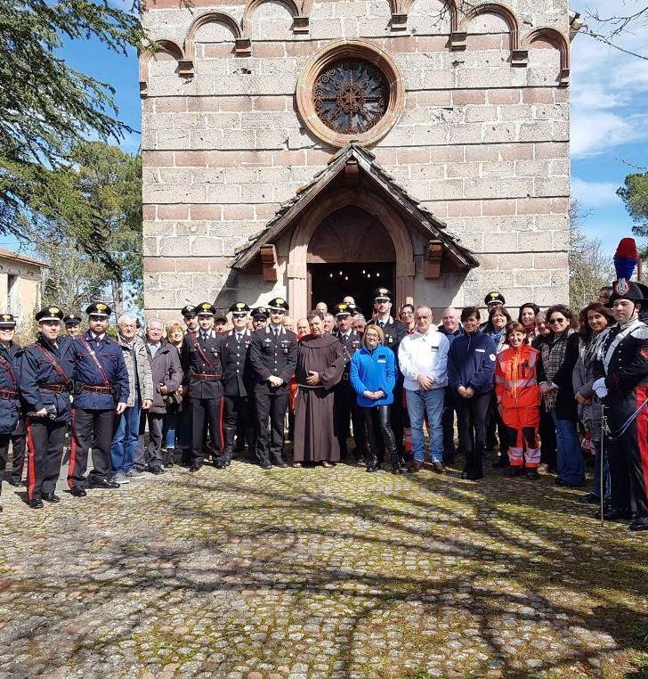 Precetto pasquale dei carabinieri a Foresta Burgos