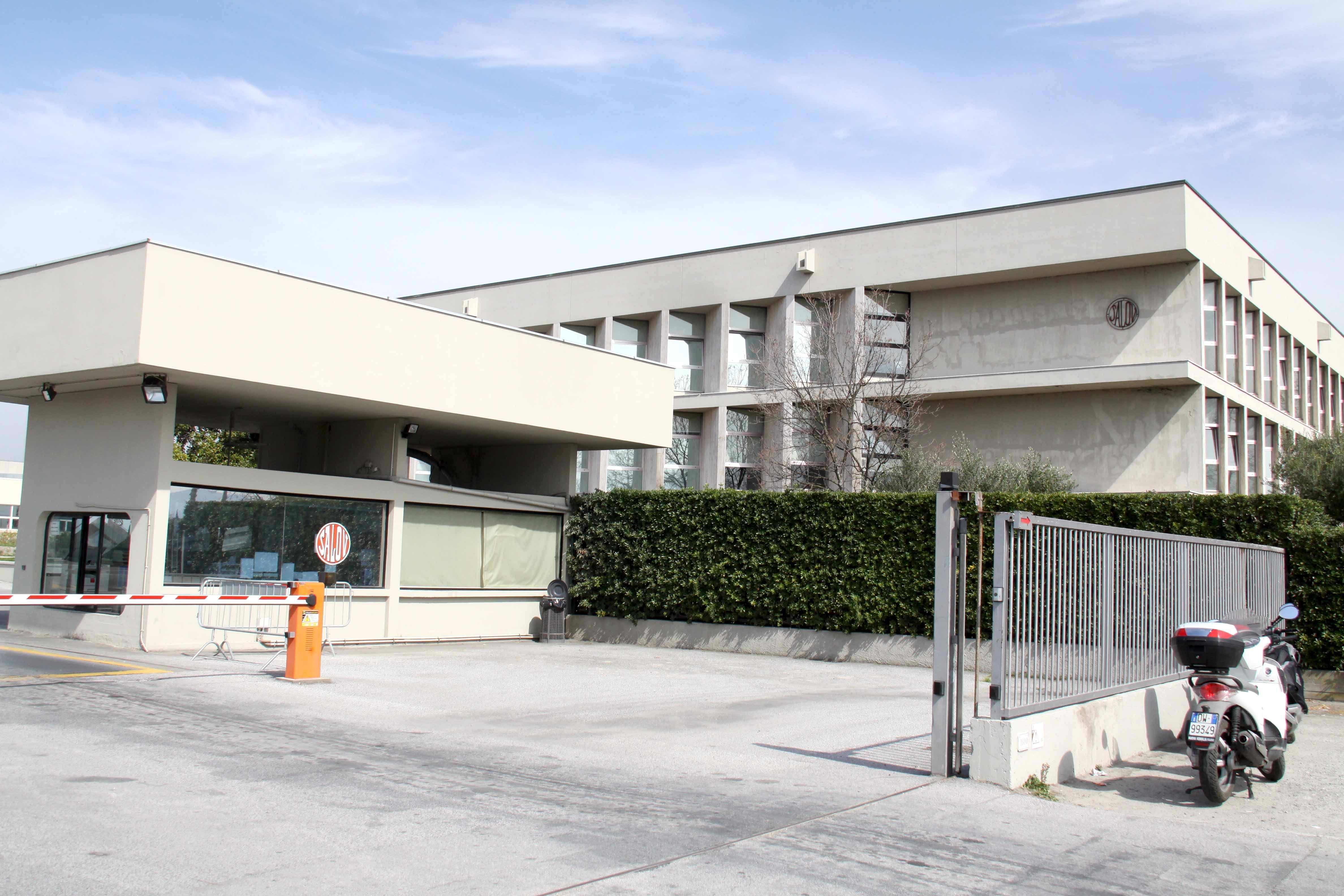 Lo stabilimento Salov di via di Montramito a Massarosa