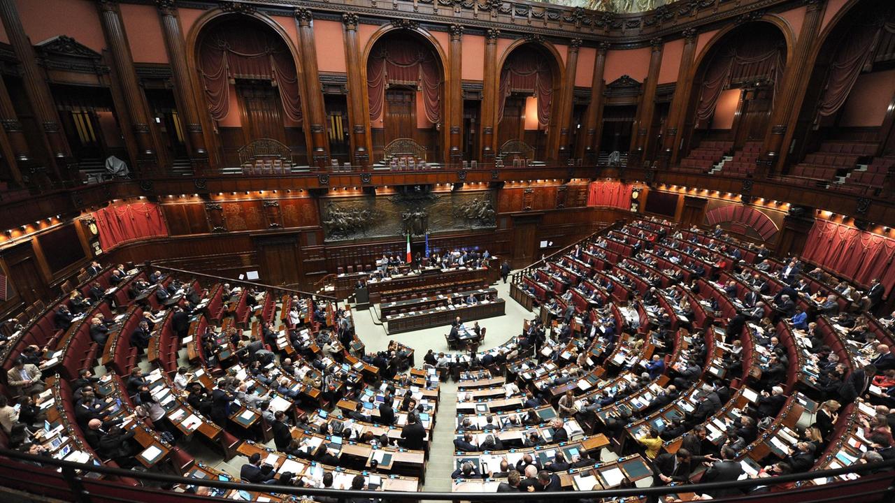 Un interno della Camera dei Deputati