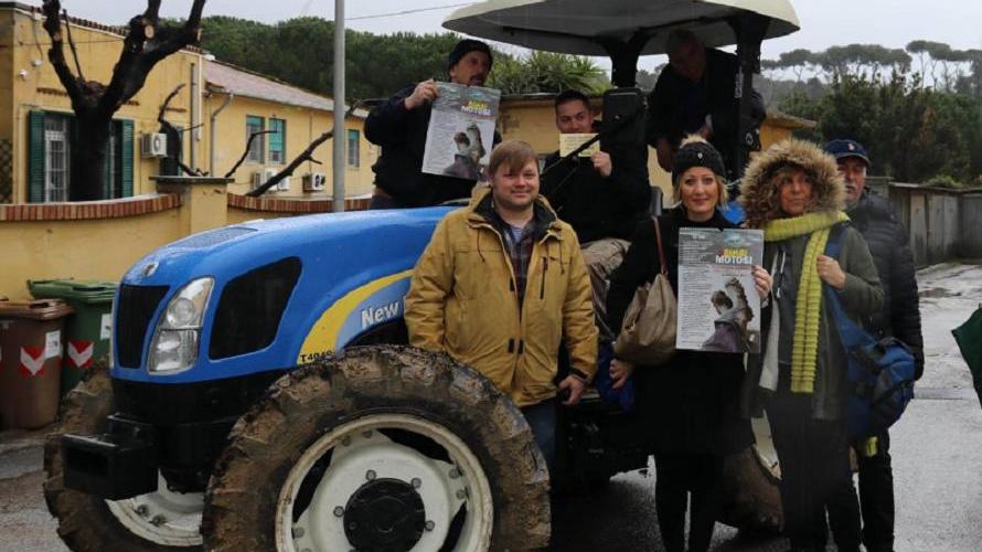 Il trattore grazie al calendario dei "bimbi motosi"