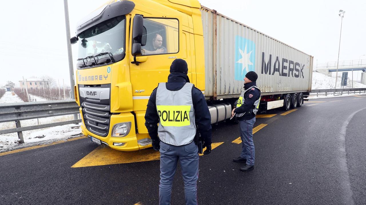 Controllo della Polizia stradale