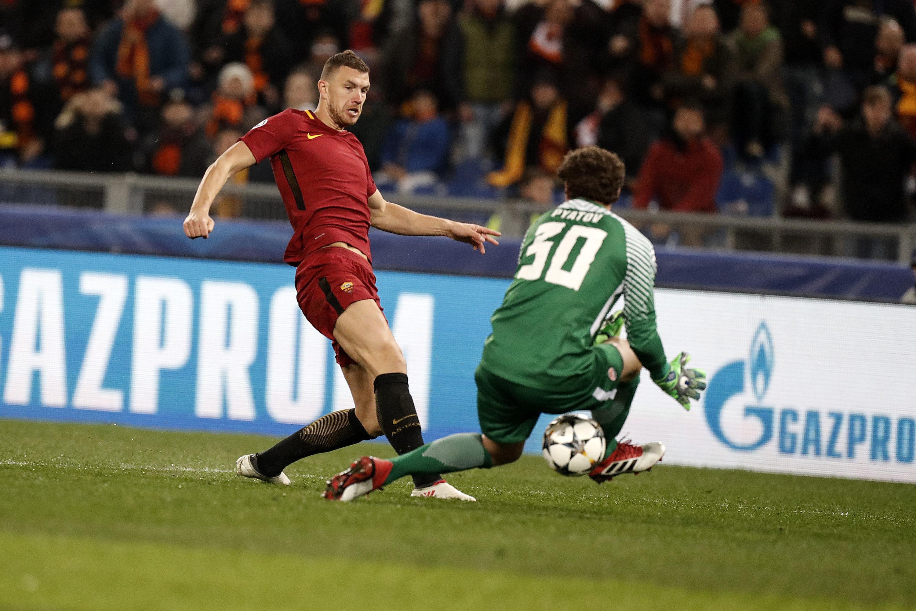 Il gol decisivo di Dzeko