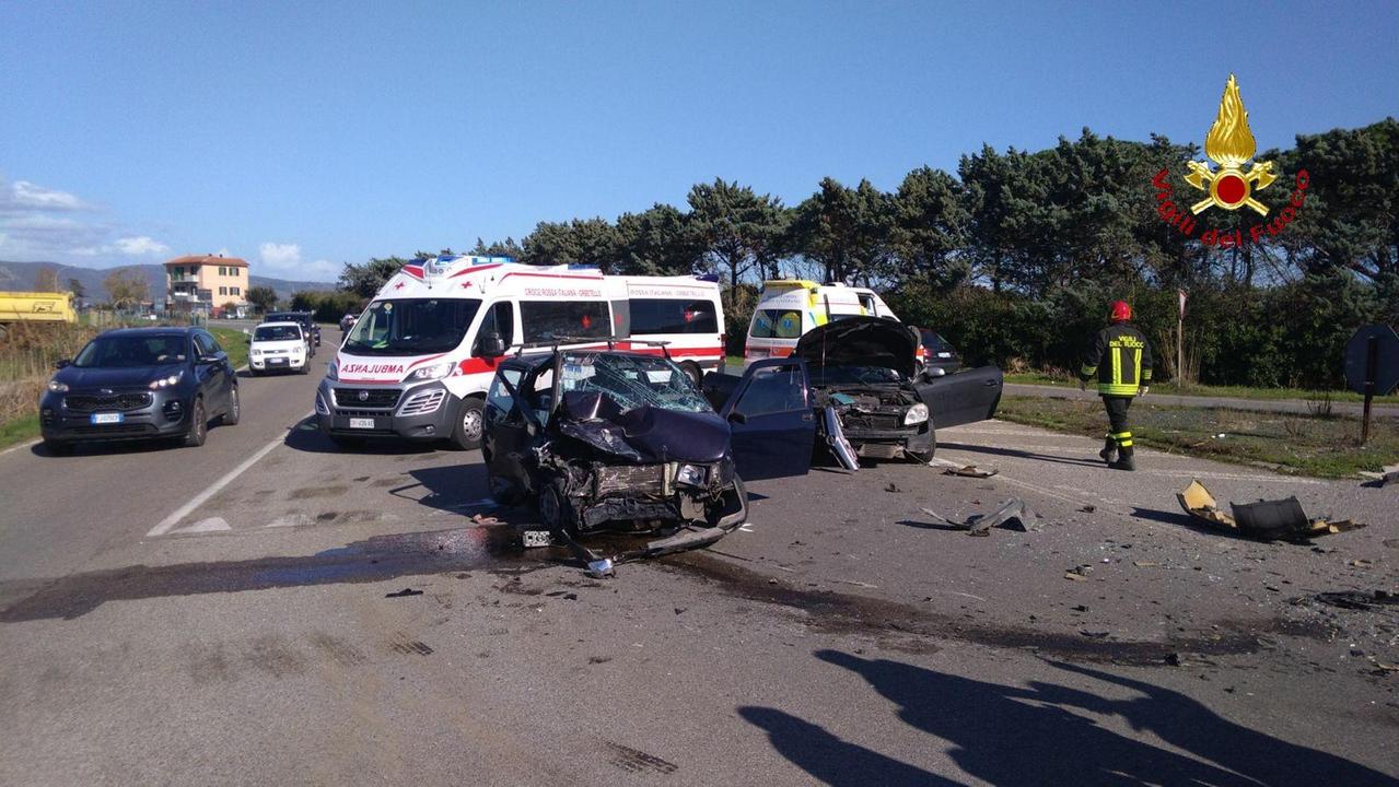 Un'immagine dell'incidente