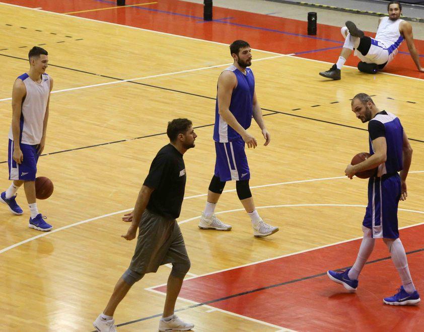 Allenamento al Bigi per i russi