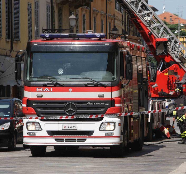 Crollo nell’ex palazzo del magistrato del Po 