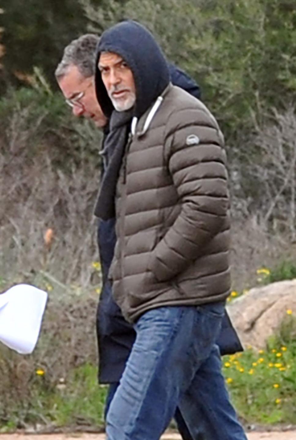 Dopo il blitz a Venafiorita Clooney vola a Viterbo