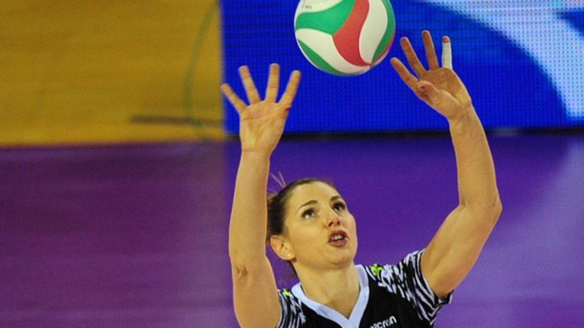 Liu Jo in campo al PalaVerde contro l’Imoco