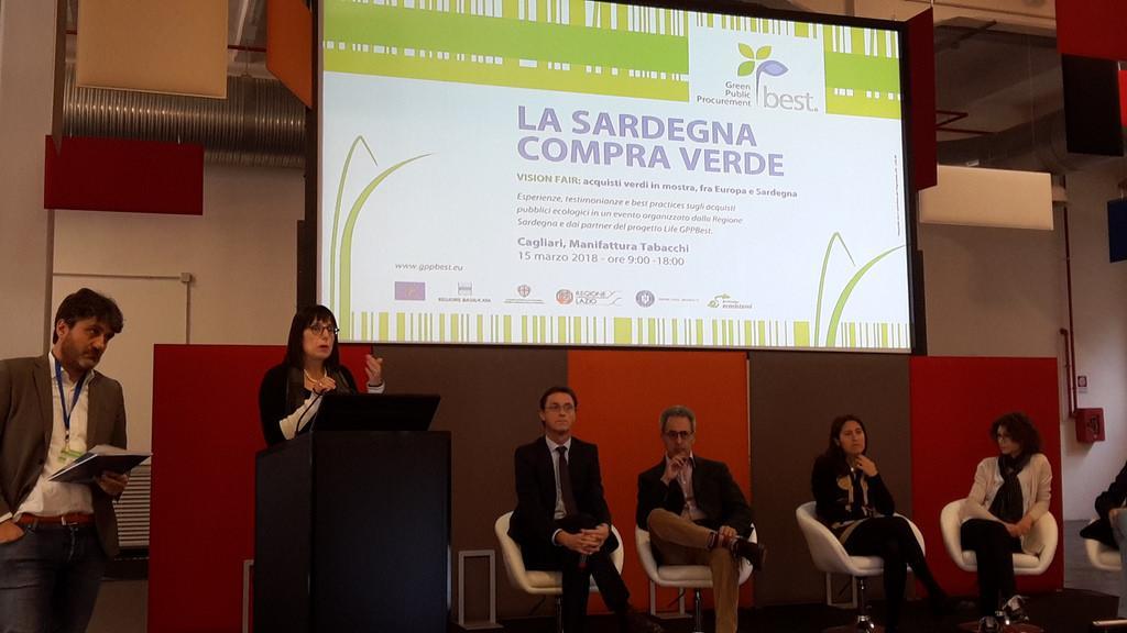 Un momento dell'iniziativa con l'intervento dell'assessore Donatella Spano