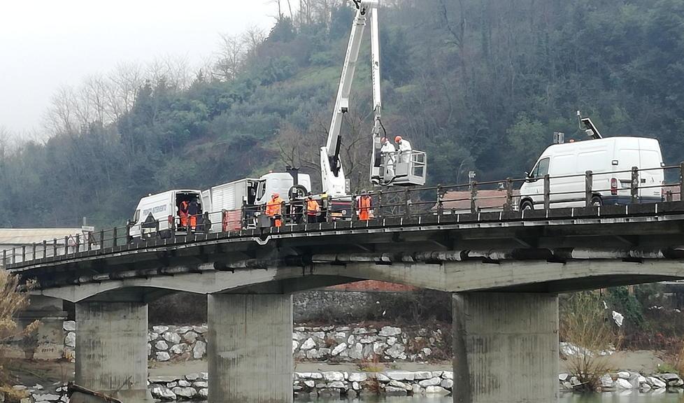 Ripafratta, chiude il ponte 