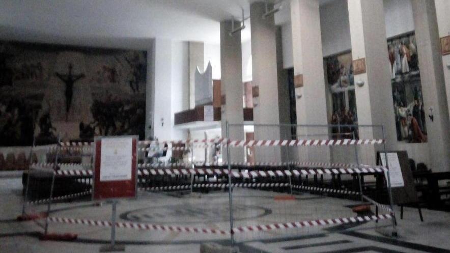Infiltrazioni, calcinacci a San Sebastiano