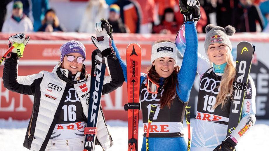 La Goggia trionfa anche in superG