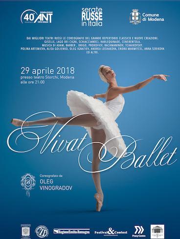 “Vivat Ballet” celebrerà i 40 anni dell’Ant