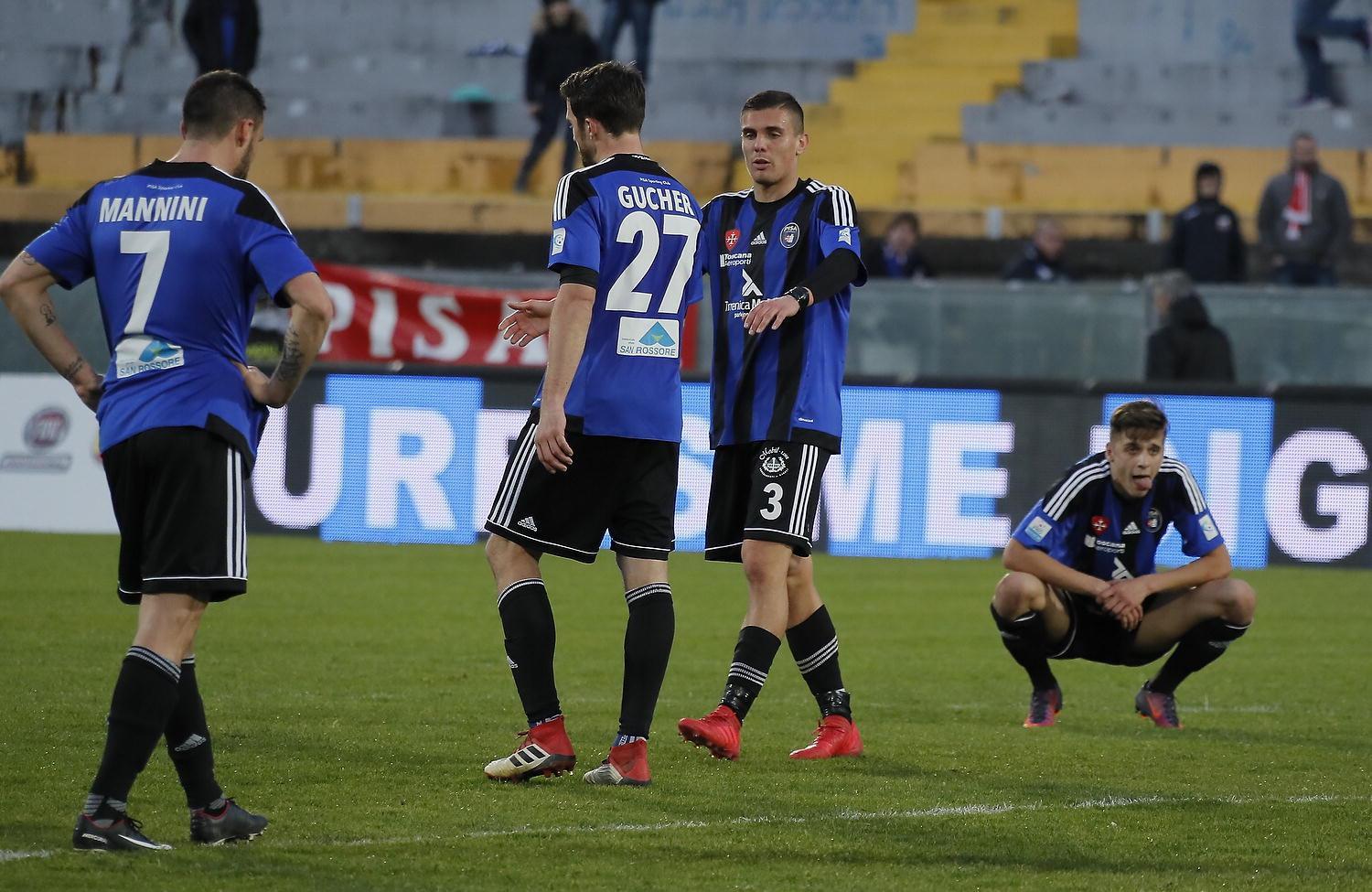 I nerazzurri a fine gara
