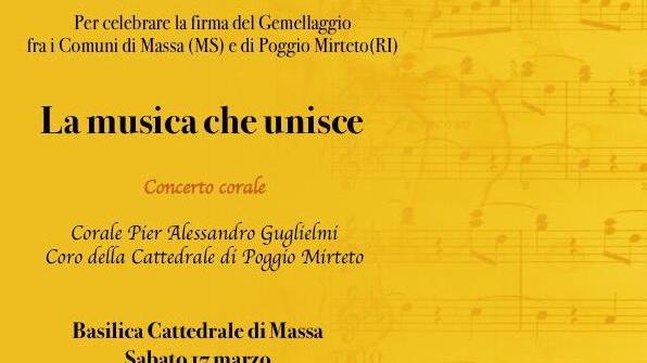Firma del gemellaggio Massa-Poggio Mirteto