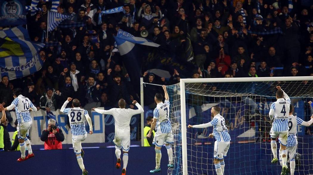 Una grande Spal ferma la Juventus