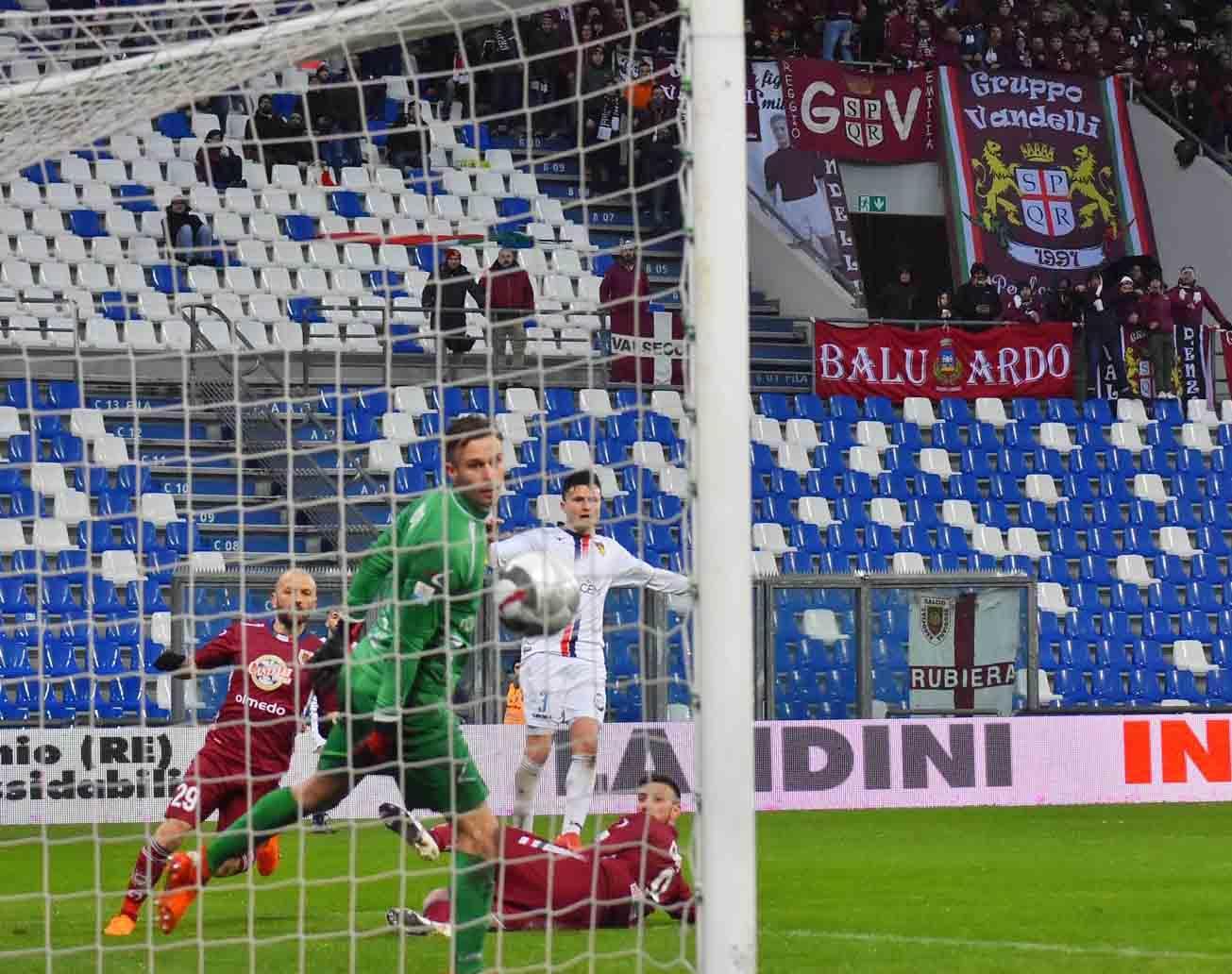 La Reggiana piega il Gubbio: doppietta di Cianci e gol di Cattaneo
