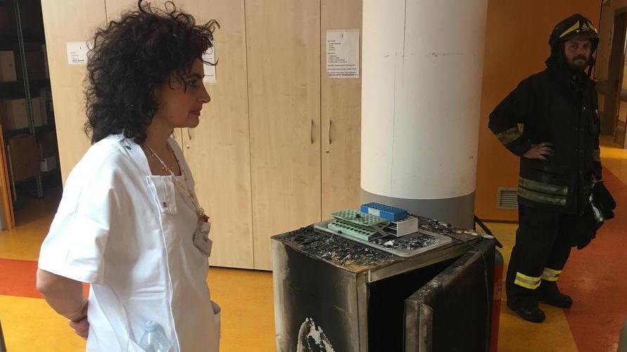 Fiamme al Lotti, chiuso il centro trasfusionale