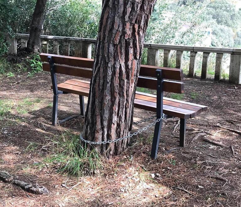 Balaustre fatte a pezzi la pineta regno dei vandali 