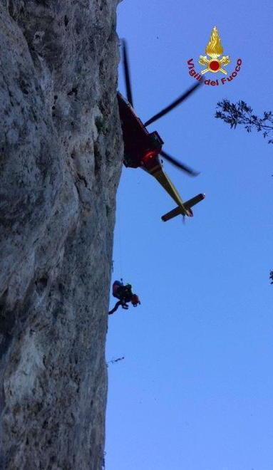 Scivola durante una scalata Soccorso con Pegaso