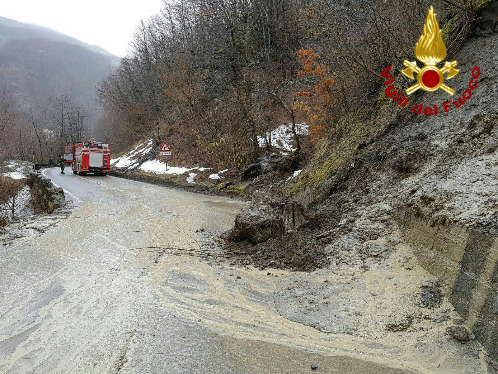 Neve e pioggia aumenta il rischio frane e piene