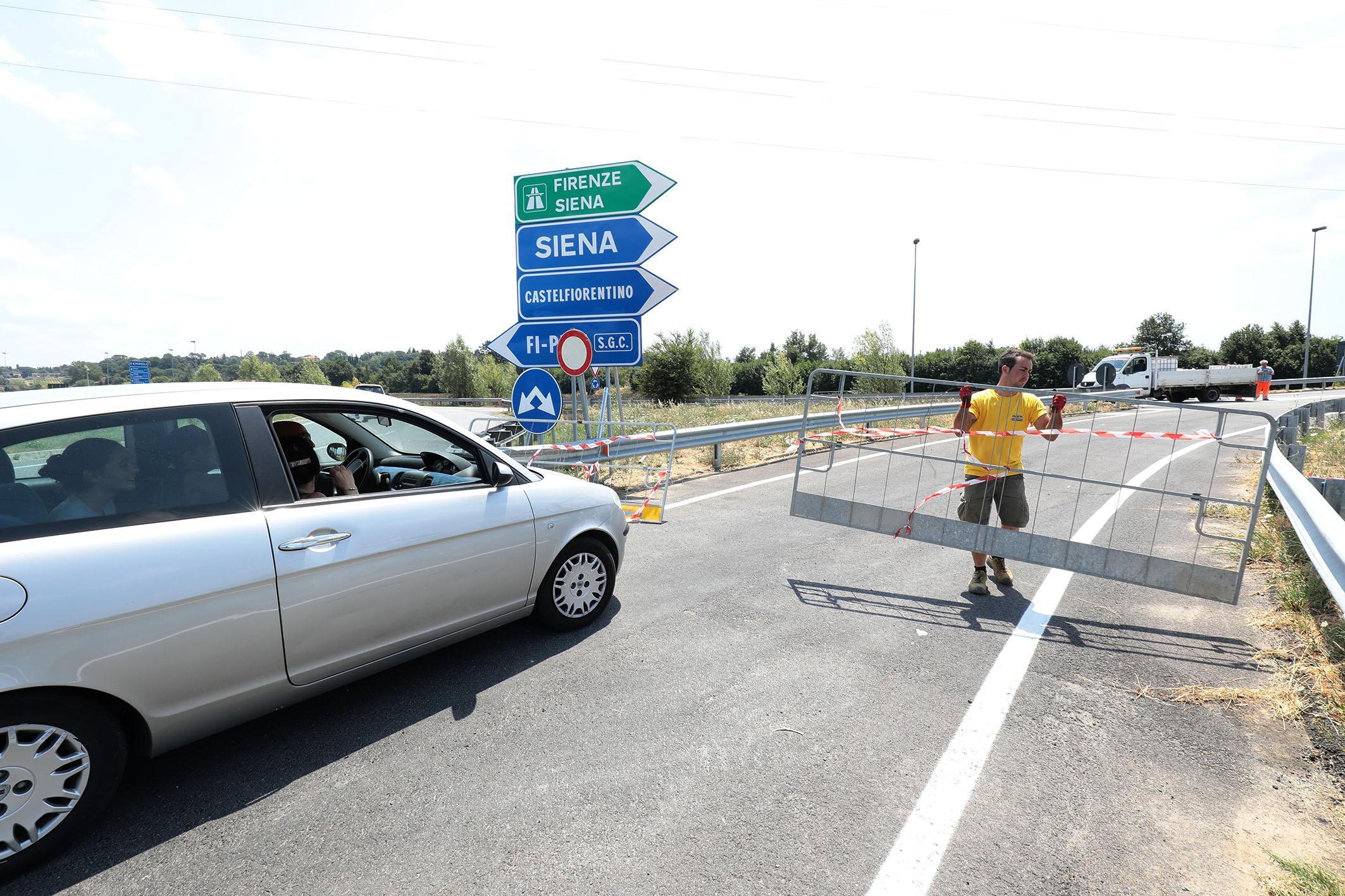 L'ingresso della 429 a Empoli