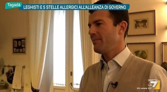 Giorgio Silli intervistato dall'inviato di "Tagadà"