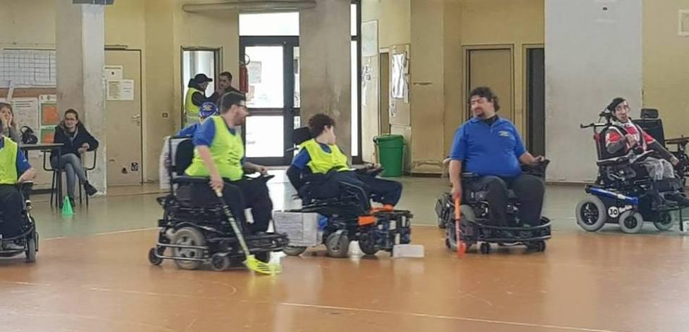 Wheelchair hockey. Sen Martin a Bomporto
