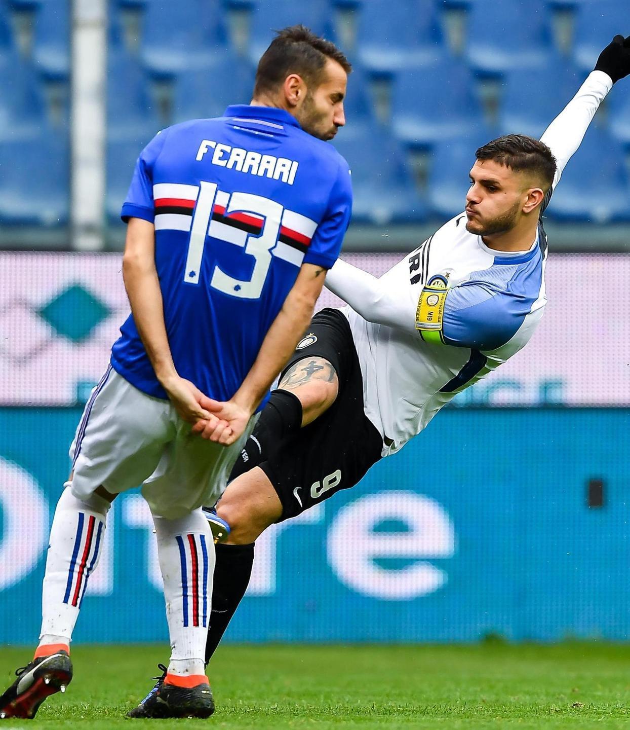 L’uragano Inter si abbatte sulla Samp 