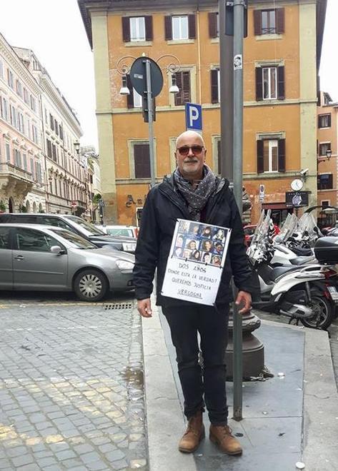 Sit-in all’ambasciata spagnola di Roma «Giustizia per Elena» 