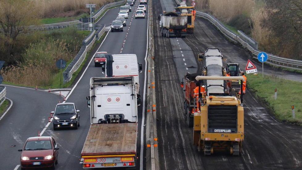 Lavori sulla Variante, si viaggia su una corsia