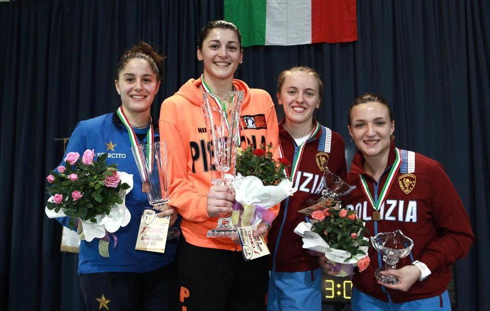 Spada, la pistoiese Nicol Foietta campionessa italiana under 23