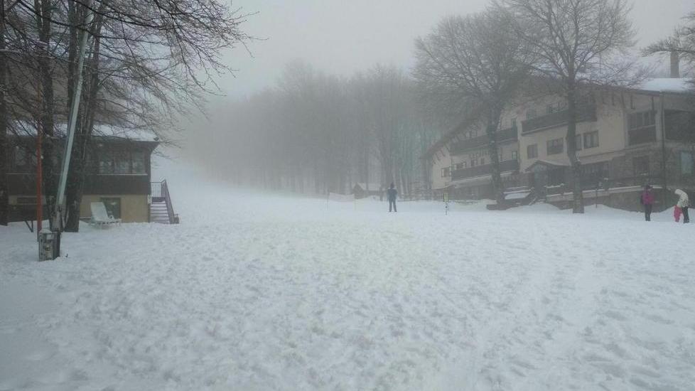 Sull’Amiata si scia con due metri di neve