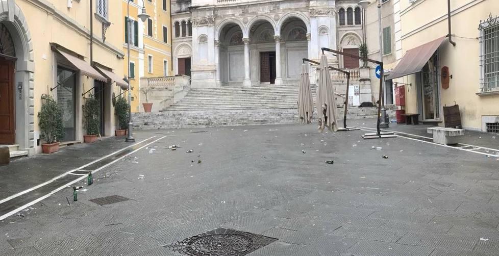 Vandali in centro, è la mala movida 