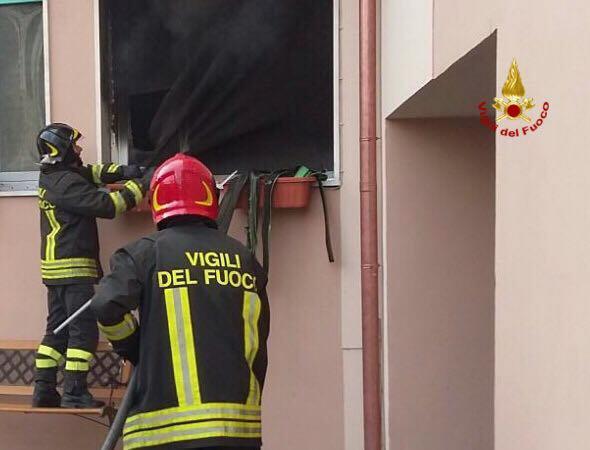 Un intervento dei Vigili del fuoco (archivio)