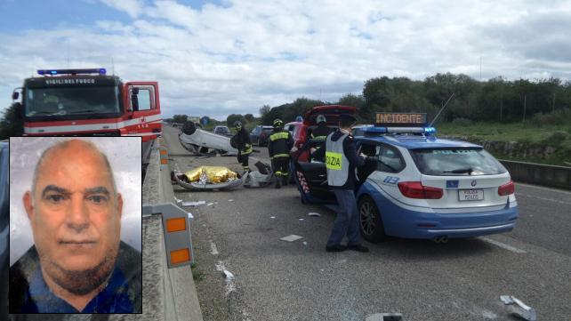 Sassari, con l'auto fuori strada sulla camionale: muore un uomo