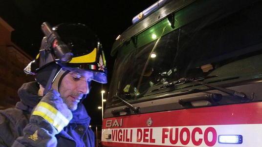 Un vigile del fuoco (foto d'archivio)