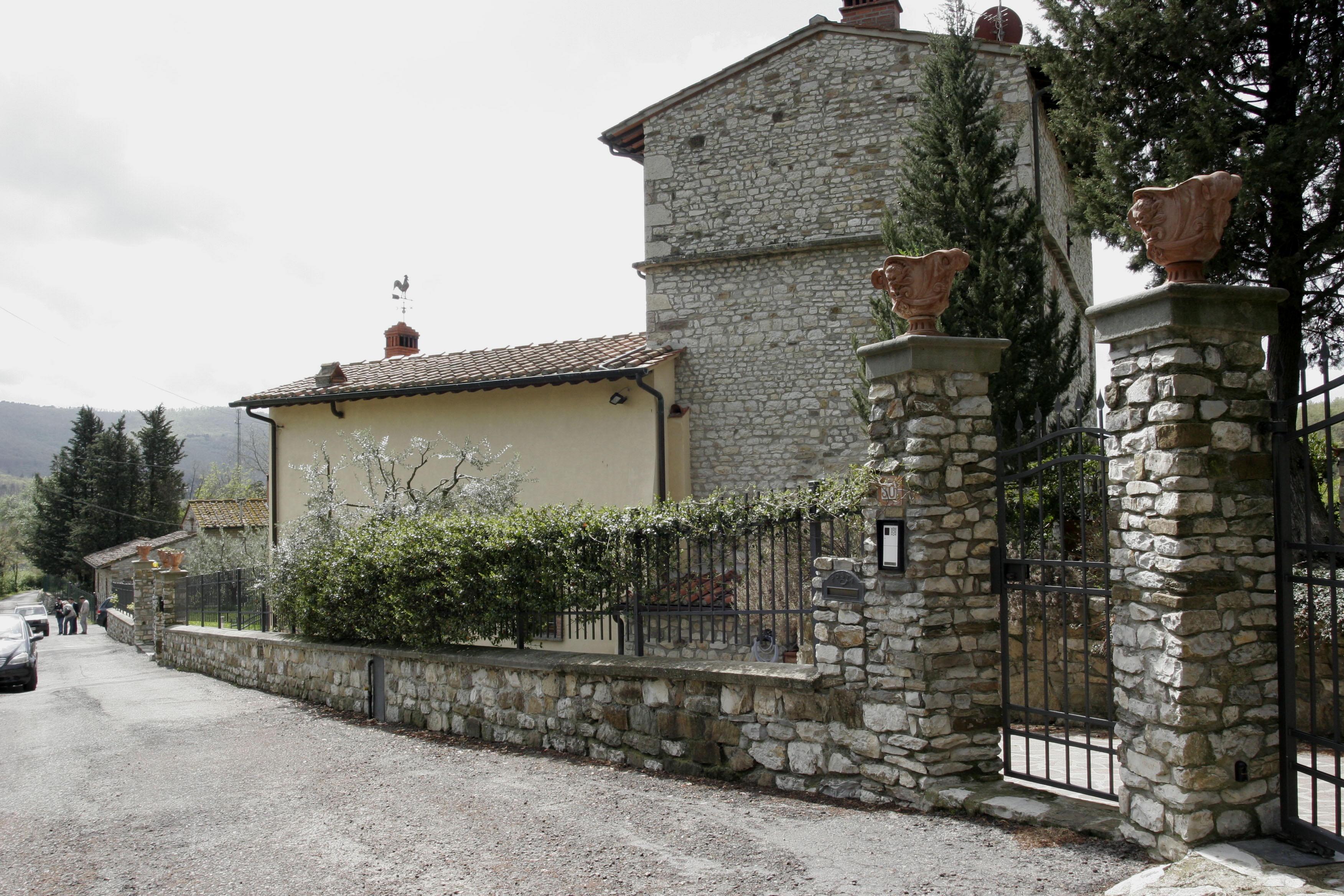 La villa di Carraia dove avvenne la tragedia